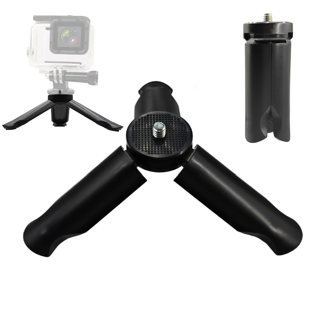 Photography Video Lighting Kit With Adjustable Tripod Stand - Mini Tripod Stand With 1/4'' Screw