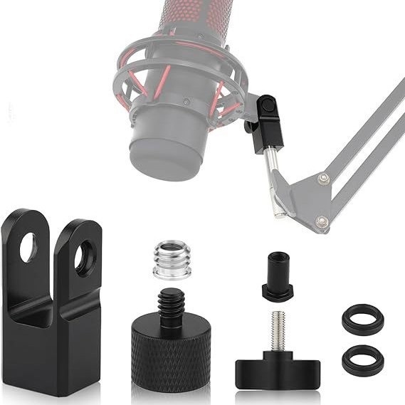 Boom Arm Stand - DT76 Microphone Adapter 3/8-Inch or 1/4-Inch