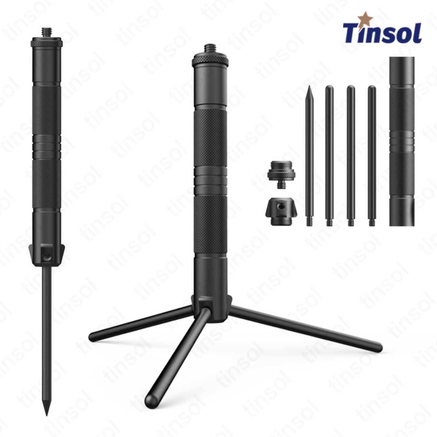 Photography Video Lighting Kit With Adjustable Tripod Stand - New Aluminum Lantern Stand Camping Lamp