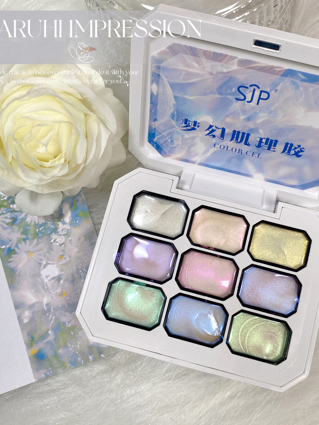 Photography Lighting Gels - 5/9 Colors Solid Nail Polish Palette