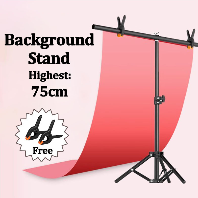 Photography Lighting And Backdrop - T-shaped Photography Backdrops Stand Photo Studio