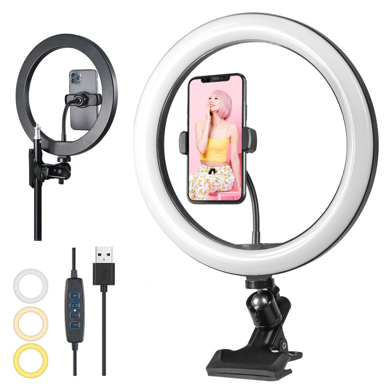 Photography Lighting Mount - Dimmable Led Ring Light Profissional 26cm