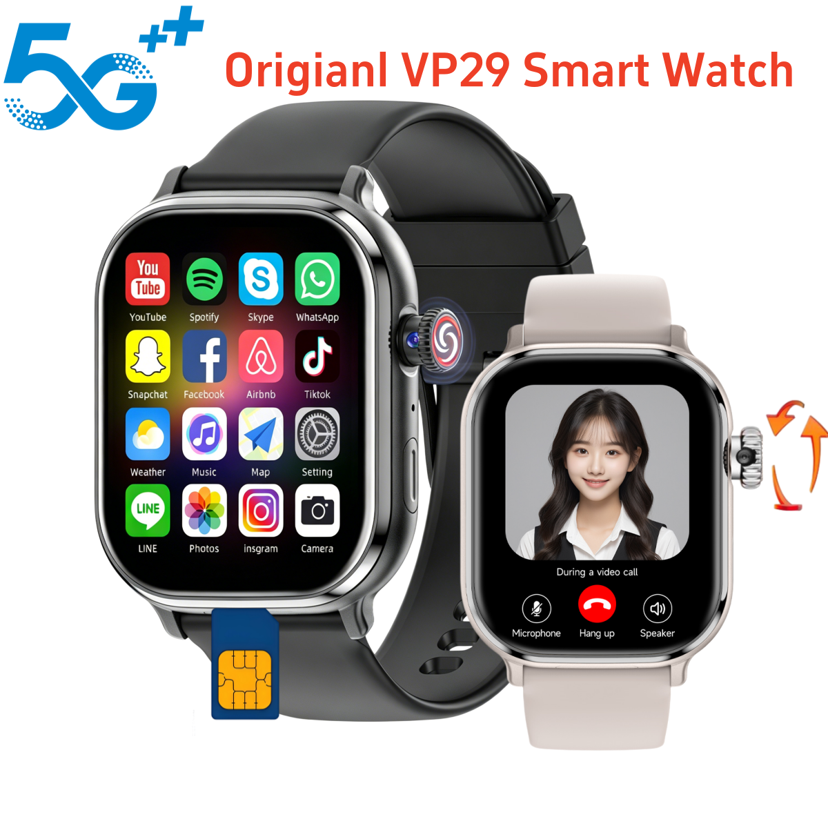 Photography Lighting Gels - VP29 Smart Watch 5G Android 10.0