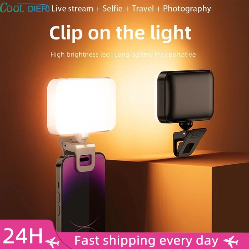 Photography Mobile Lighting - COOL DIER Pocket LED Selfie Light