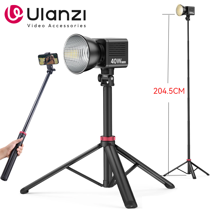 Photography Video Lighting Kit With Adjustable Tripod Stand - Ulanzi MT-79 2M Portable Universal Tripod