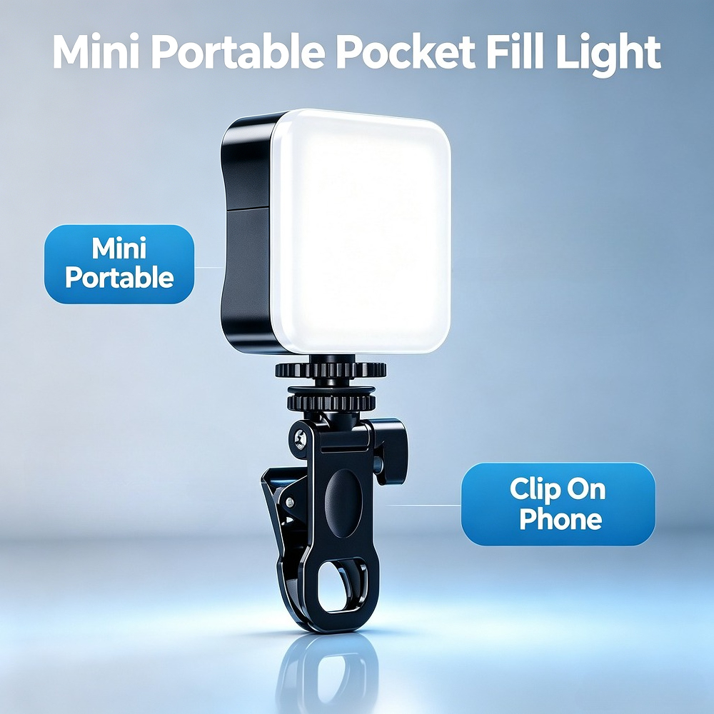 Photography Lighting Patterns - Portable Mini Pocket LED Fill Light