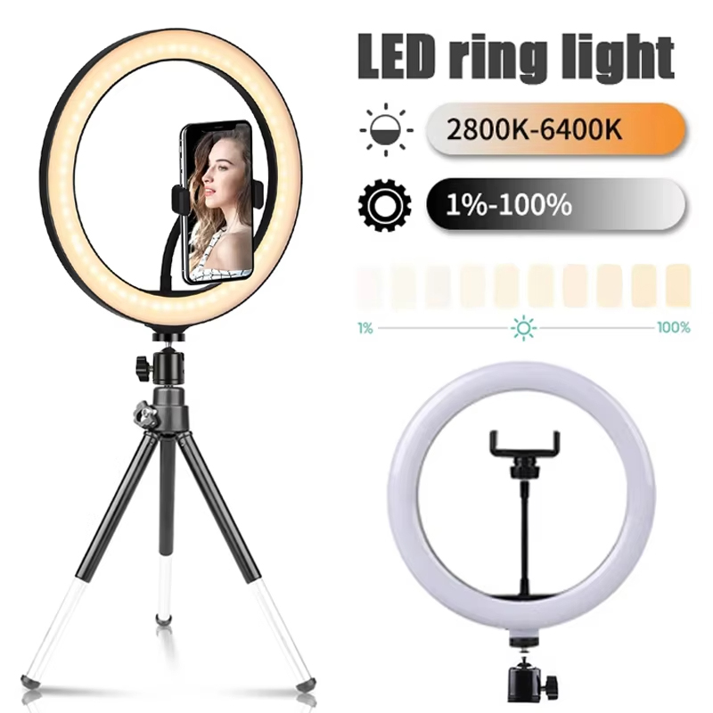 Photography Lighting Patterns - 10 inch Selfie Ring Light Photography