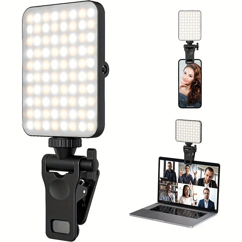 Photography Lighting Accessories - 1pc Rechargeable Magnetic LED Selfie Light,3