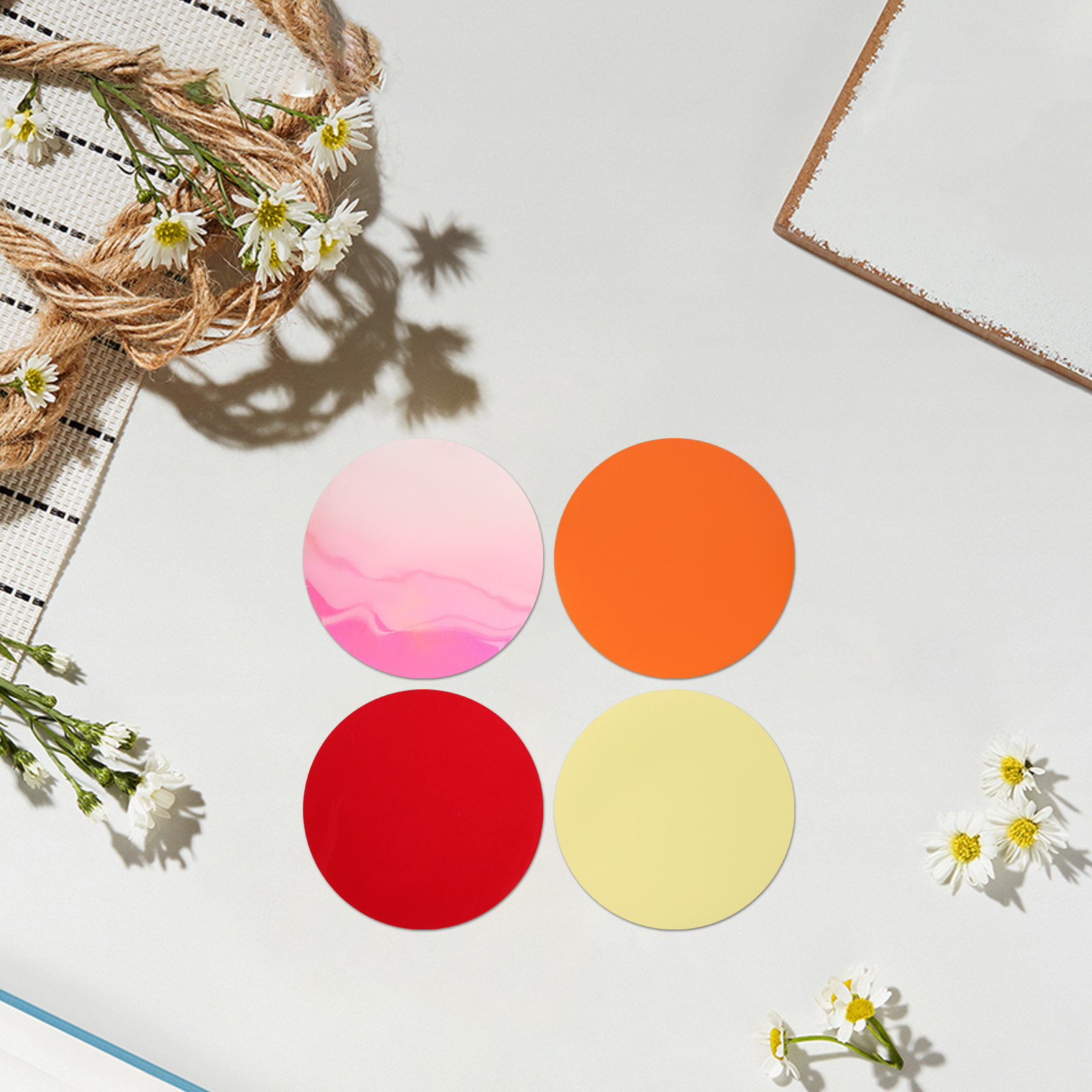 Photography Lighting Gels - 20Pcs Adhesive Color Filter Sheets Vibrant