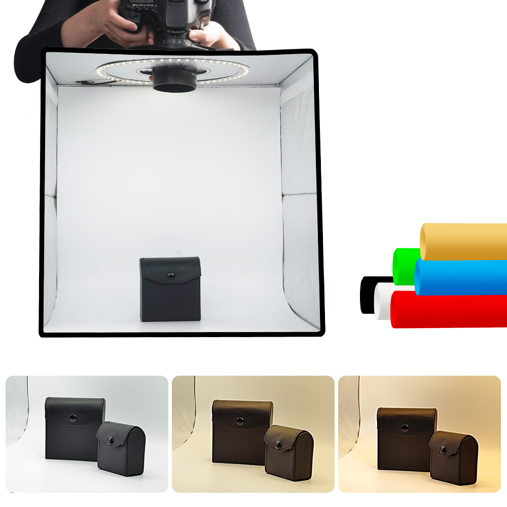 Photography Lighting And Backdrop - Lightdow Dimmable Photo Box LED Light