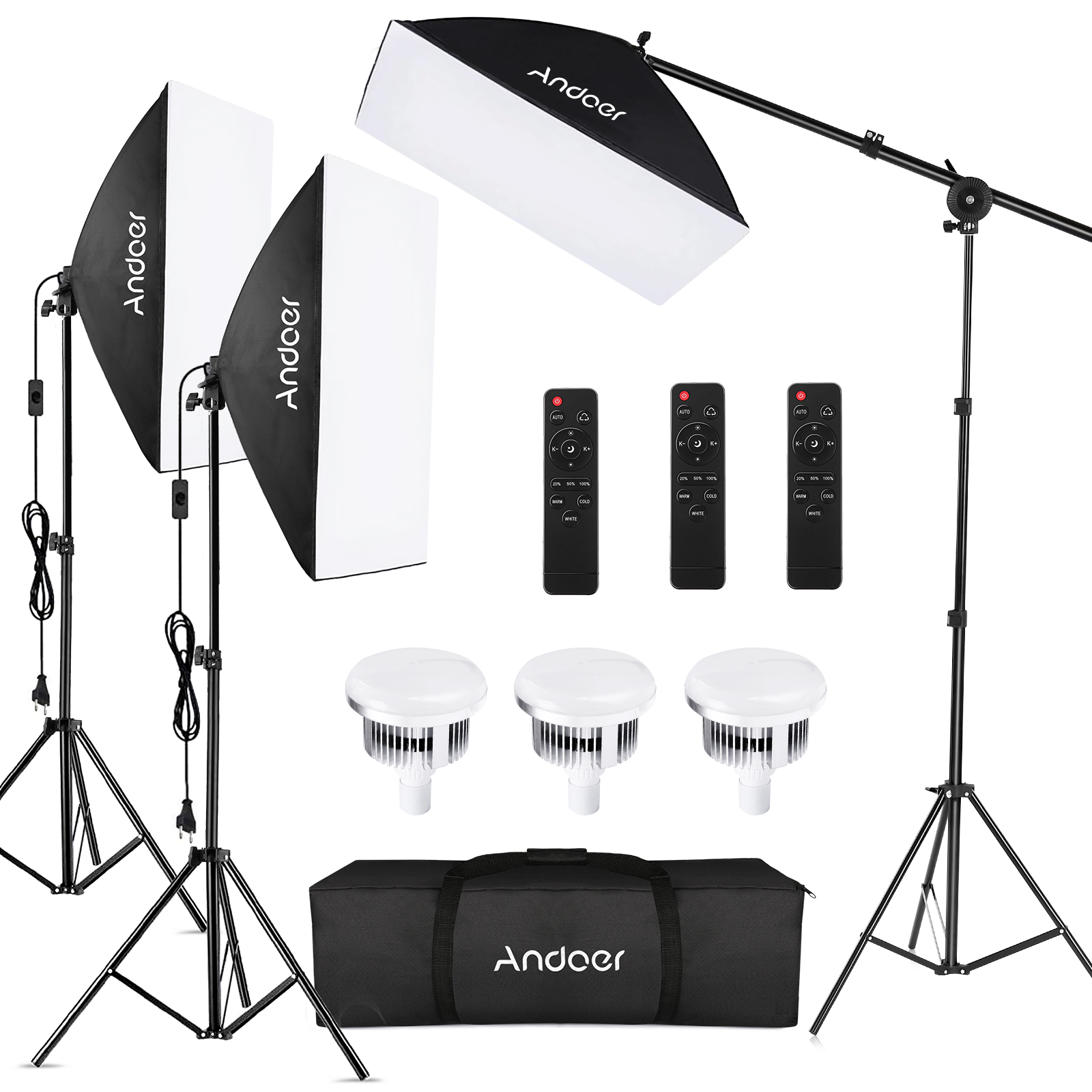 Photography Lighting Softbox - Andoer Studio Photography Light Kit Softbox