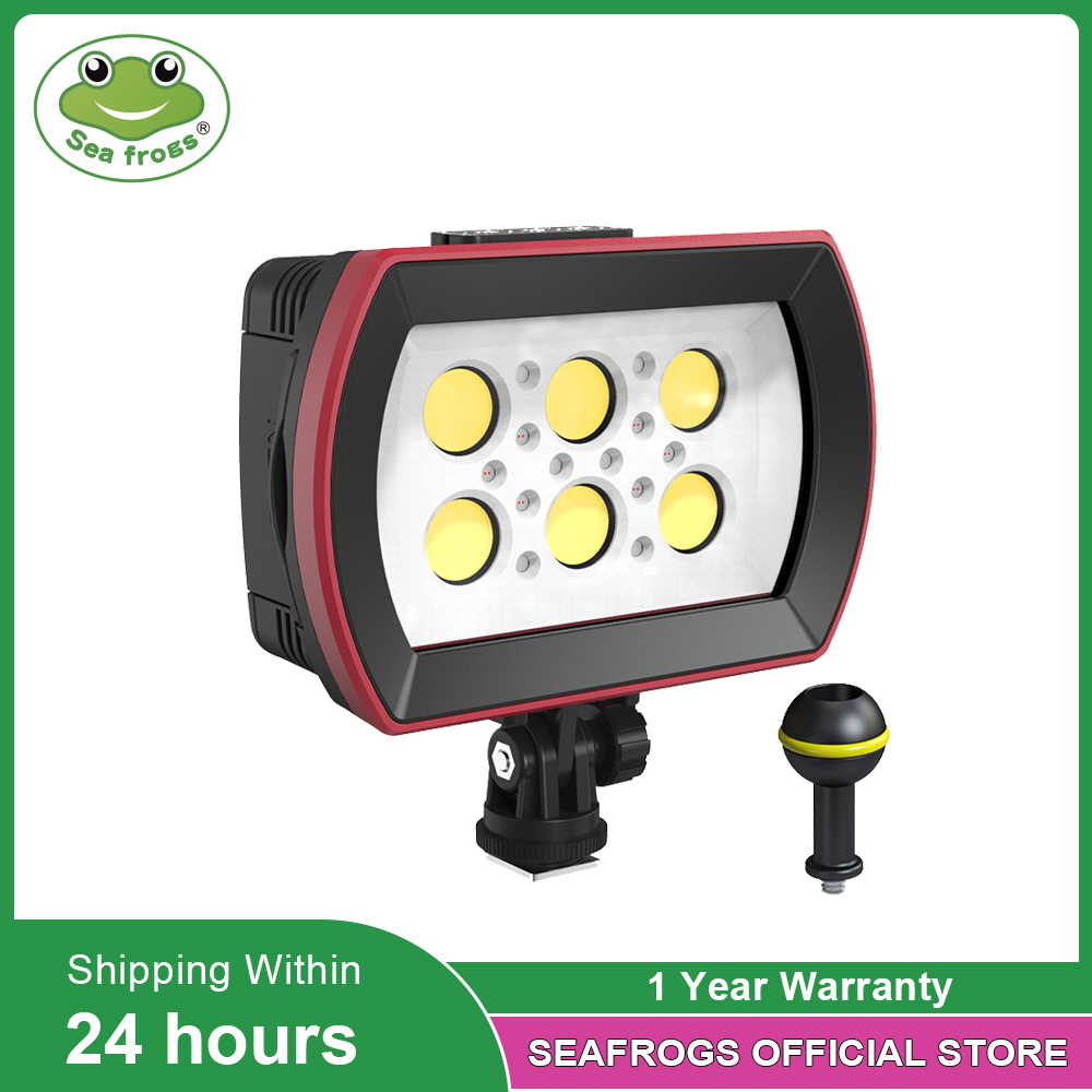 Photography Lighting Brand - Seafrogs Nhôm LED Lặn 7000-7500K Chụp