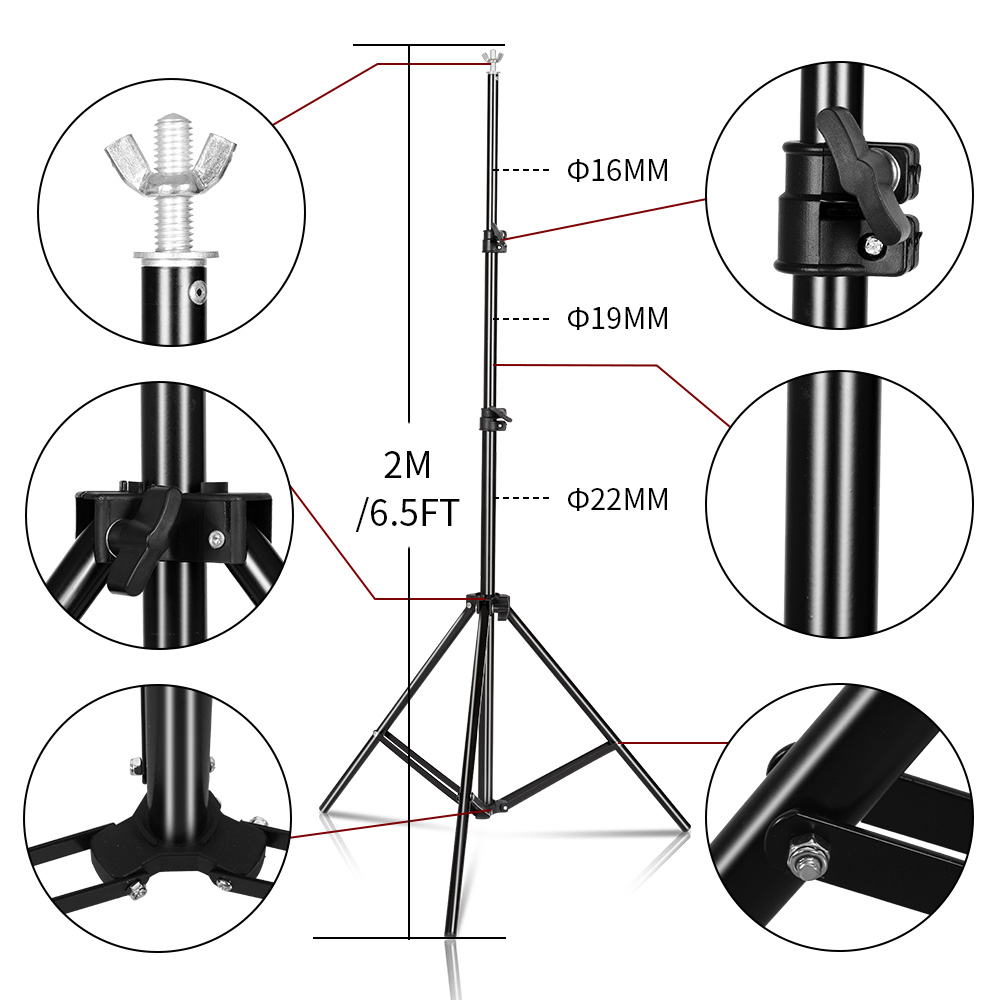Backdrop Stand Photo Backgroun - đánh giá và giá Photography Lighting Weight Bags