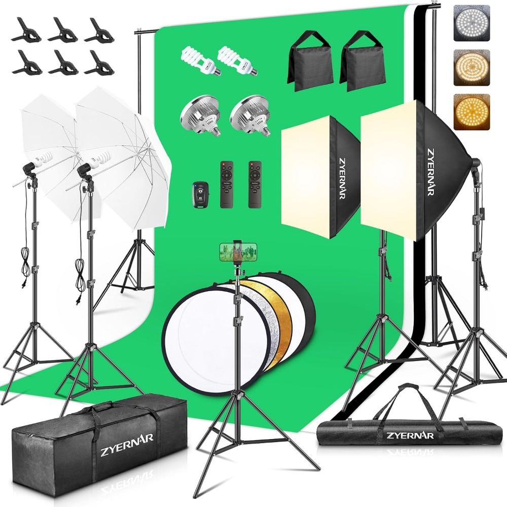 Photography Lighting Kit with  - đánh giá và giá Photography Lighting Brand