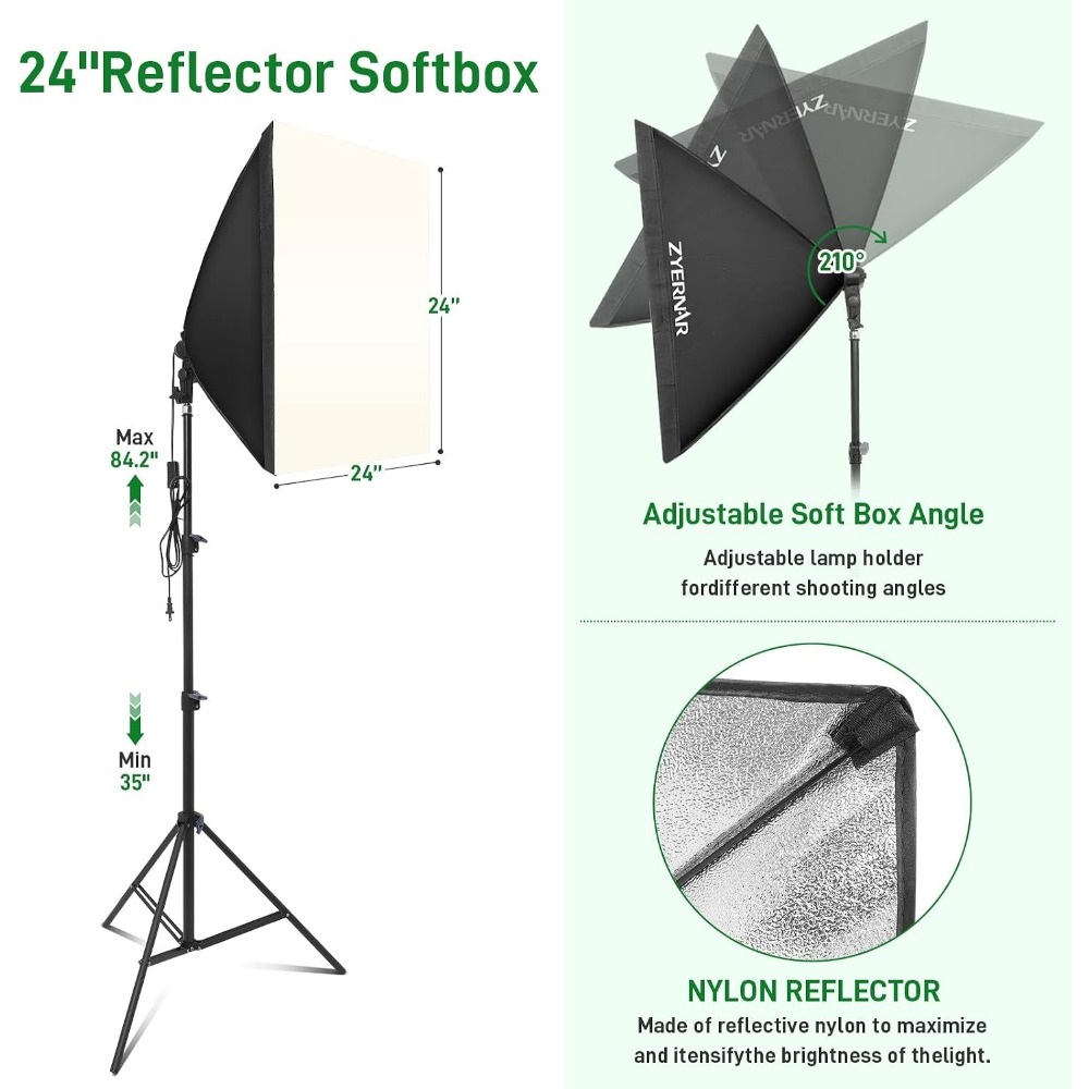 Photography Lighting Kit with  - đánh giá và giá Photography Lighting Brand