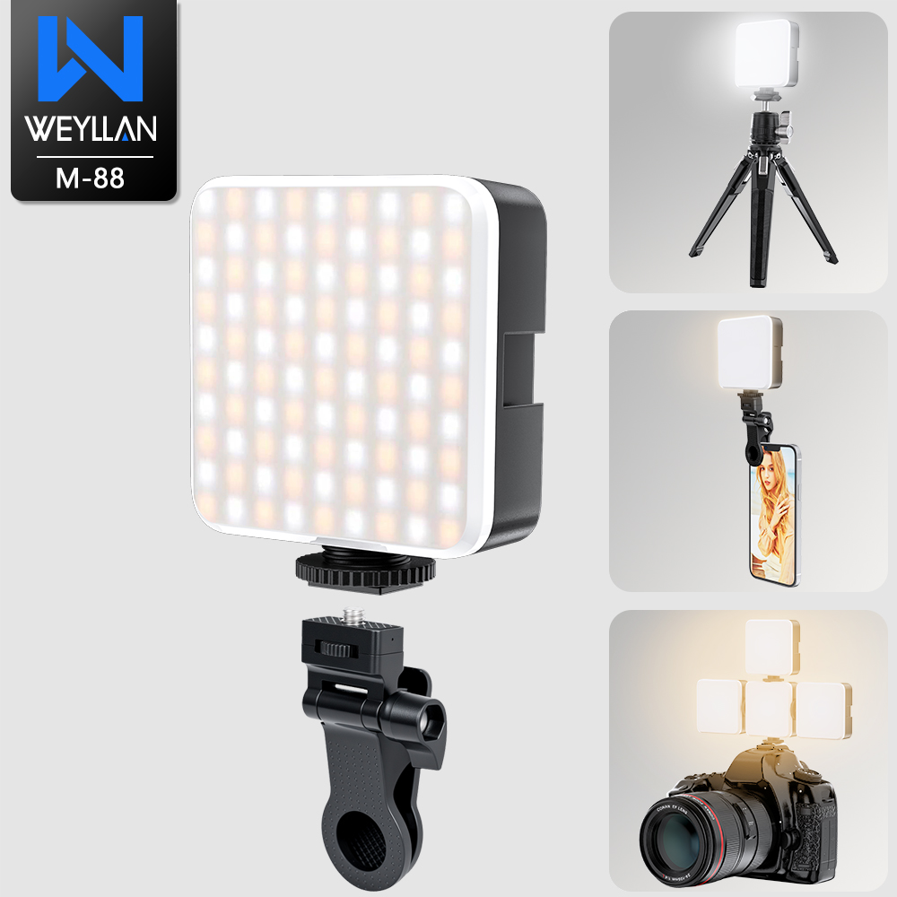 WEYLLAN M-88 2000mAh LED Video - đánh giá và giá Photography Lighting Brand