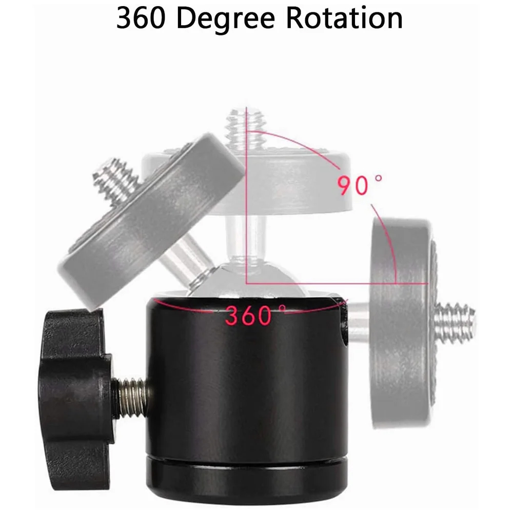 Mini Ball Head 1/4 Screw 360 S - đánh giá và giá Photography Video Lighting Kit With Adjustable Tripod Stand