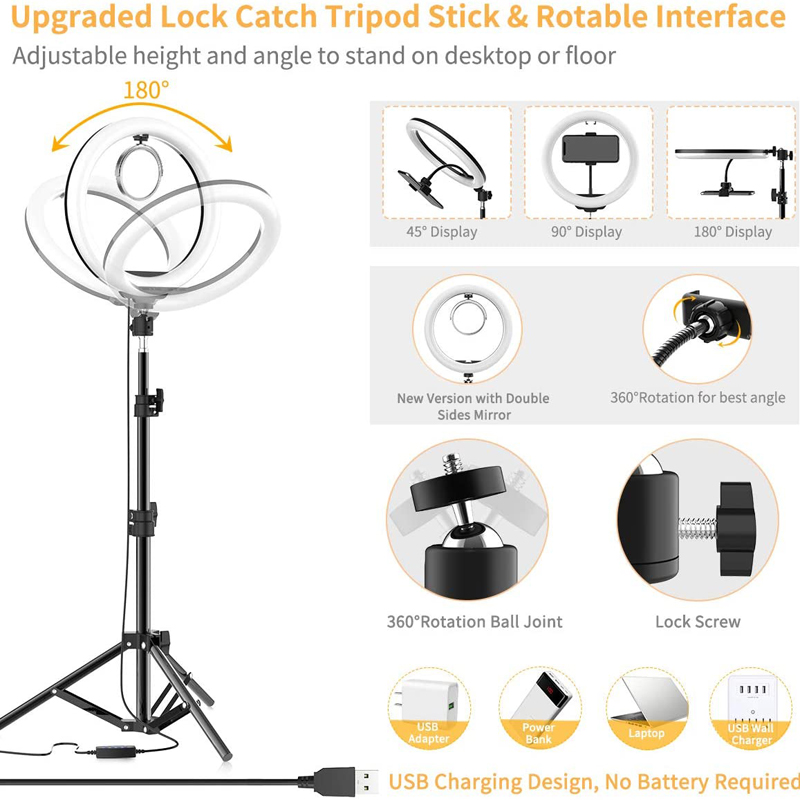 16/26/33cm Selfie Ring Light P - đánh giá và giá Photography Lighting Tool