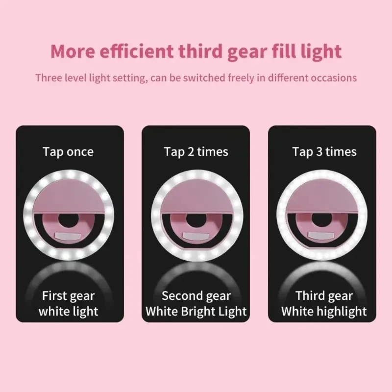 1-4pcs LED Selfie Ring Fill Li - đánh giá và giá Photography Lighting Tool