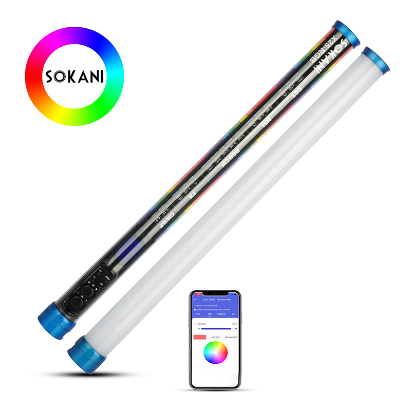 Sokani X25 RGB Bi-Màu Sắc Đèn  - đánh giá và giá Photography Lighting Wand