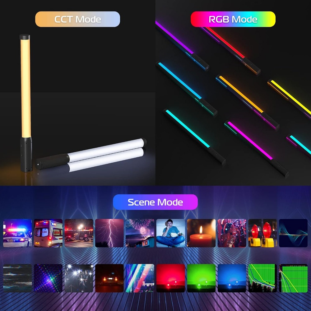 Handheld RGB LED Video Light S - đánh giá và giá Photography Lighting Brand