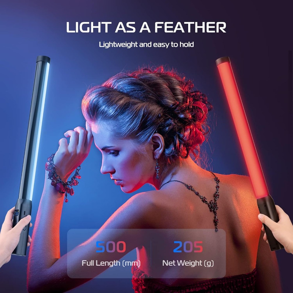 Handheld RGB LED Video Light S - đánh giá và giá Photography Lighting Brand