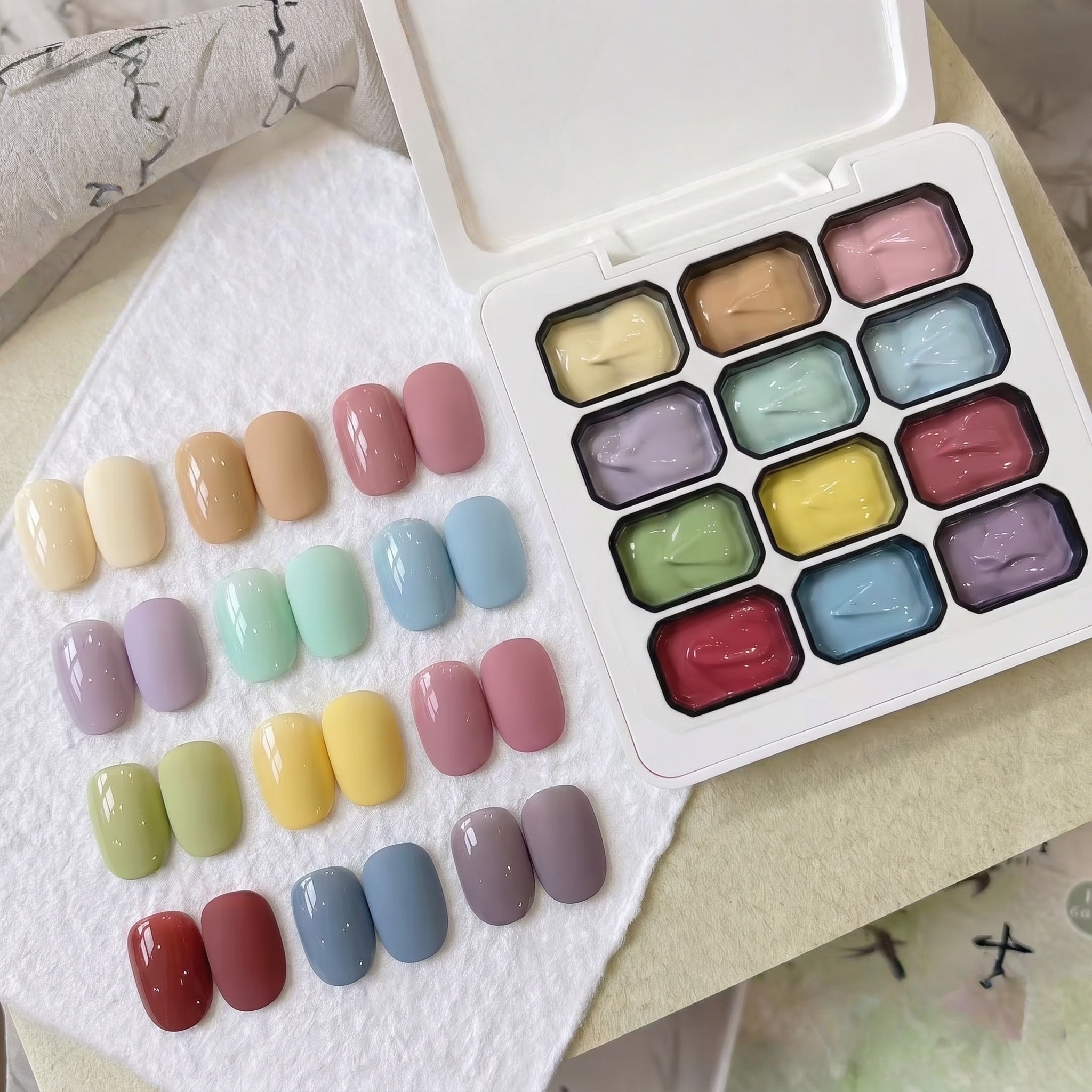 12-color Macaron Solid Gel Nai - đánh giá và giá Photography Lighting Gels