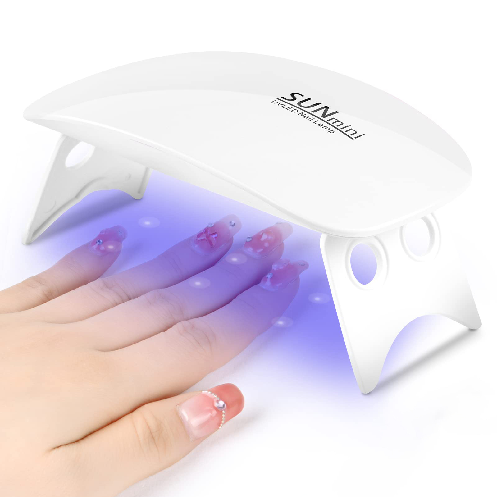 Portable 6 LED UV Nail Lamp 6W - đánh giá và giá Photography Lighting Gels