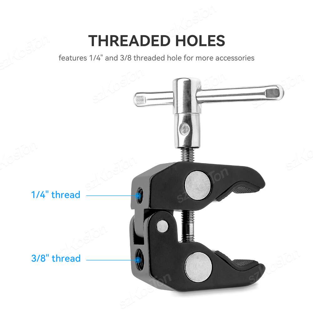 Camera Metal Super Clamp 360°  - đánh giá và giá Photography Lighting Tool