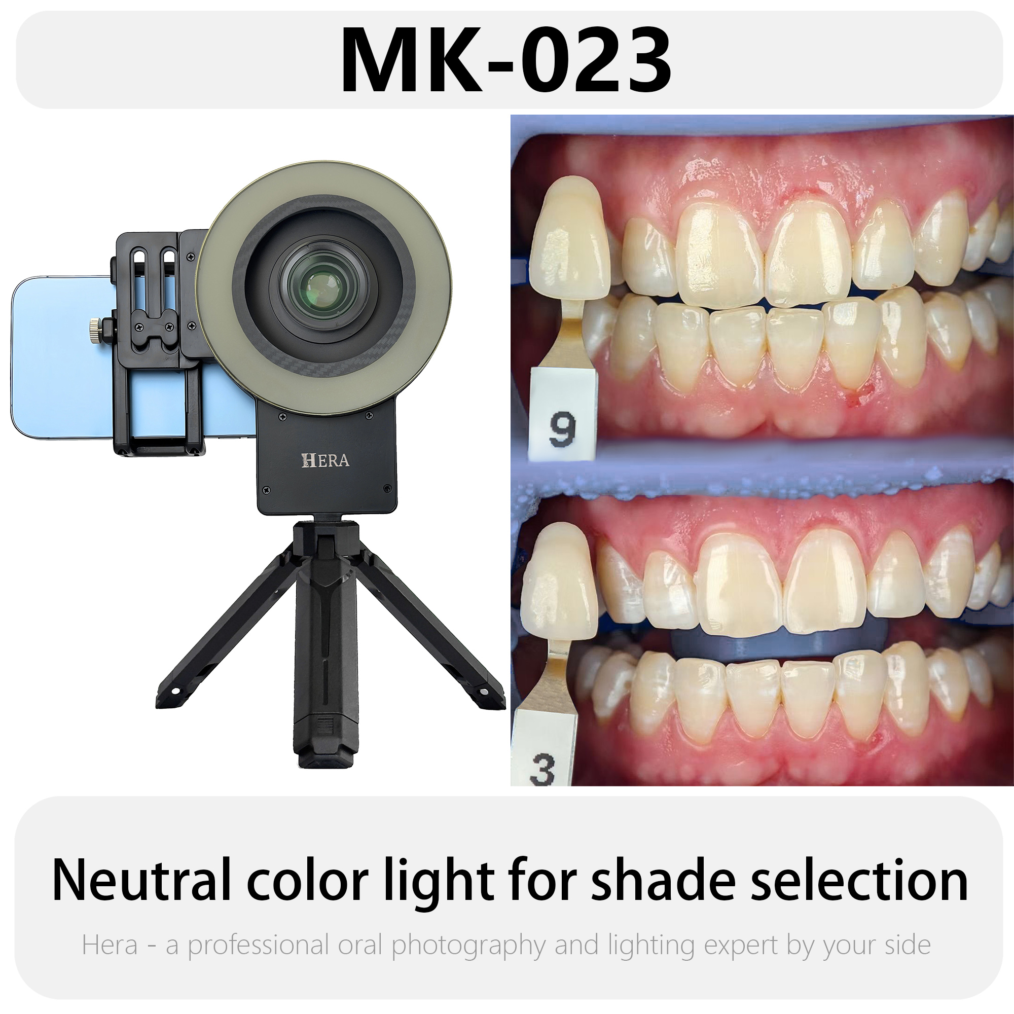 HERA MK-23 Intraoral Dental Ph - đánh giá và giá Photography Lighting Flash