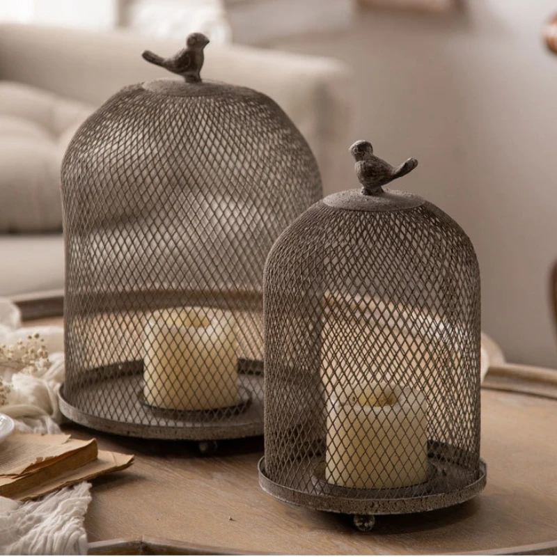 Vintage Iron Birdcage Candle H - đánh giá và giá Vintage Photography Lighting