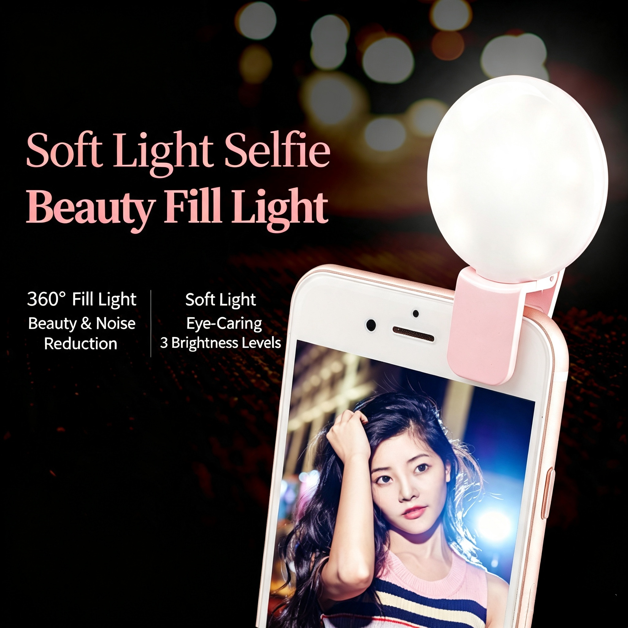 Mini Q Round Selfie Fill Light - đánh giá và giá Photography Lighting Patterns