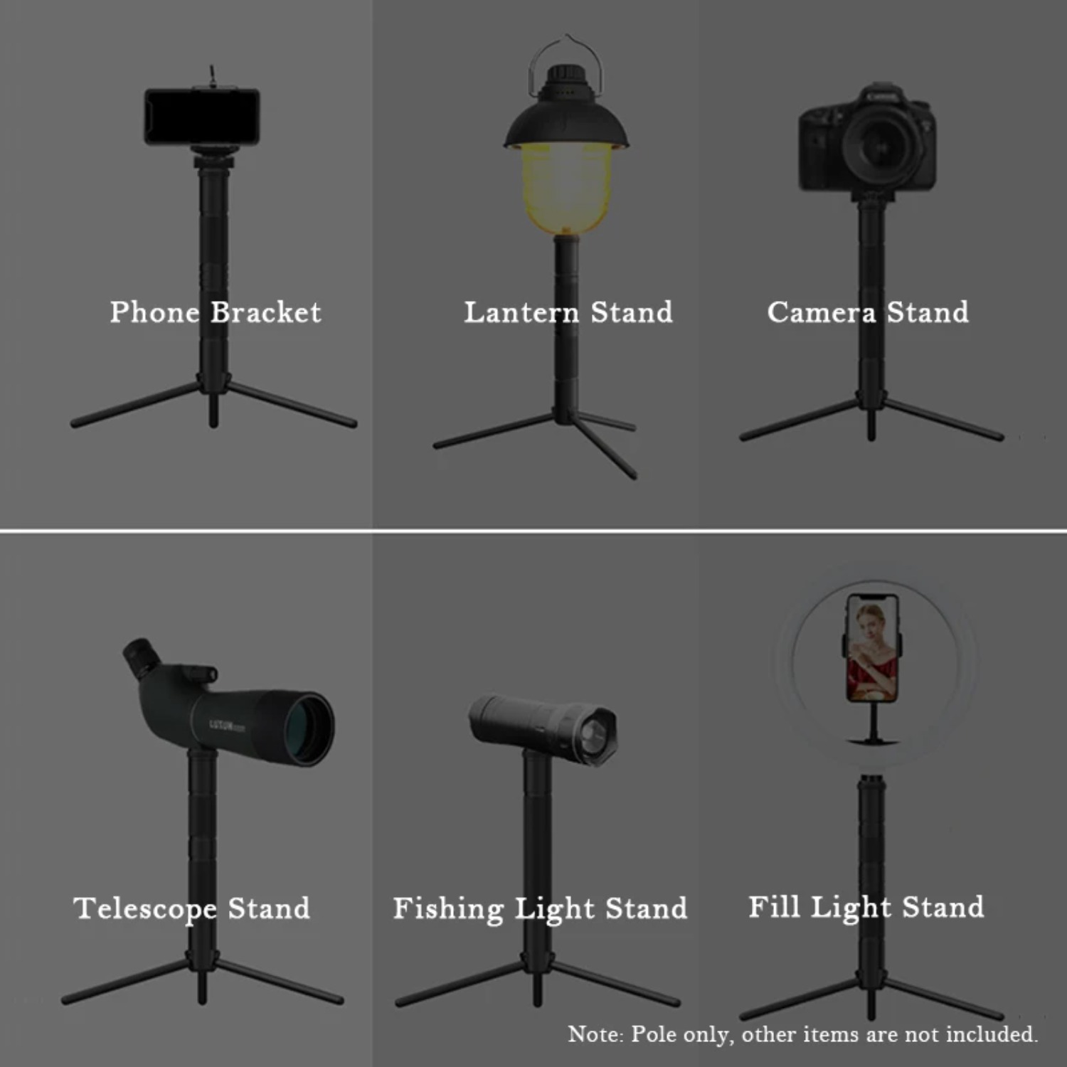 New Aluminum Lantern Stand Cam - đánh giá và giá Photography Video Lighting Kit With Adjustable Tripod Stand