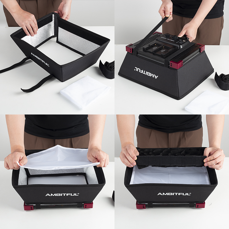 AMBITFUL LEDP60C Dedicated Sof - đánh giá và giá Photography Lighting Brand