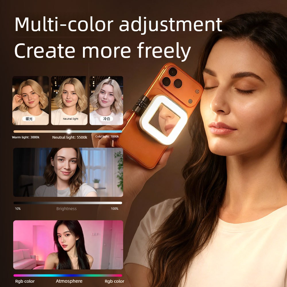 Magnetic Selfie Light Echargea - đánh giá và giá Photography Lighting Brand