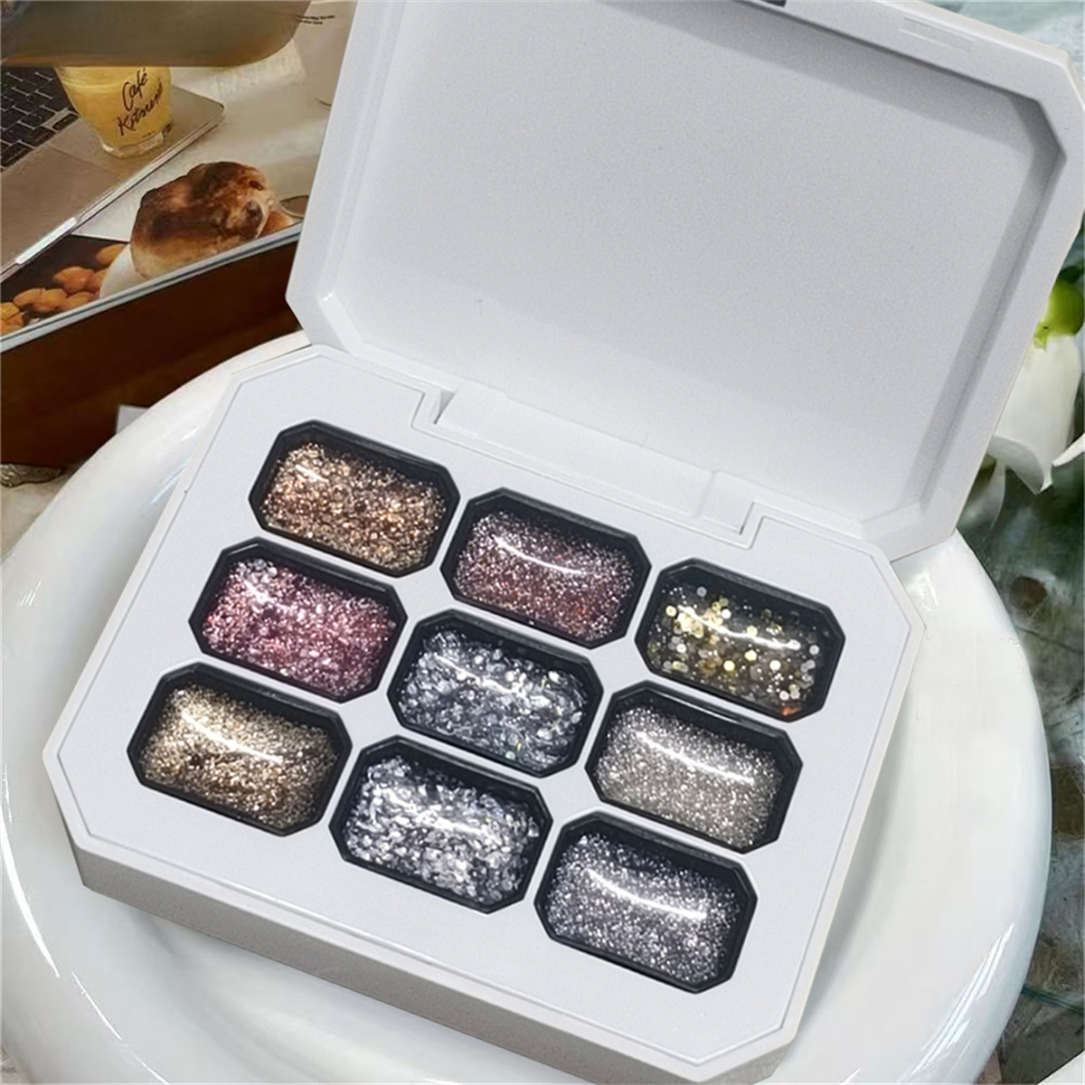 1pc 9 Colors Starburst Glitter - đánh giá và giá Photography Lighting Gels