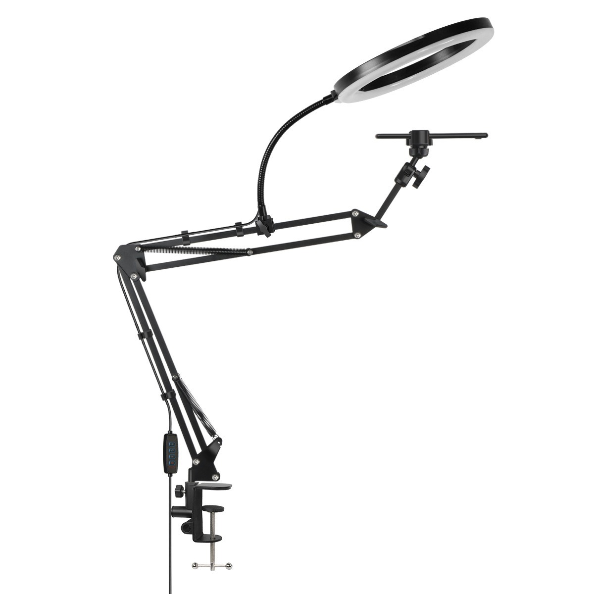 Live Stand Mobile Phone Profes - đánh giá và giá Photography Video Lighting Kit With Adjustable Tripod Stand