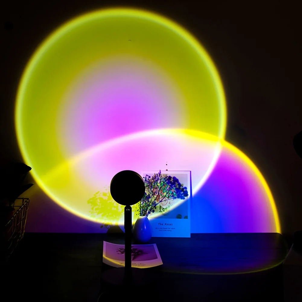 Sunset Lamp LED Rainbow Neon N - đánh giá và giá Photography Lighting Mood