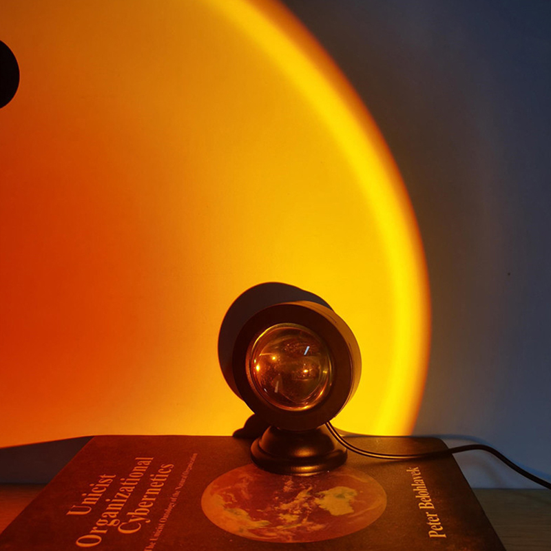 Led USB Sunset Lamp Projector  - đánh giá và giá Photography Lighting Mood