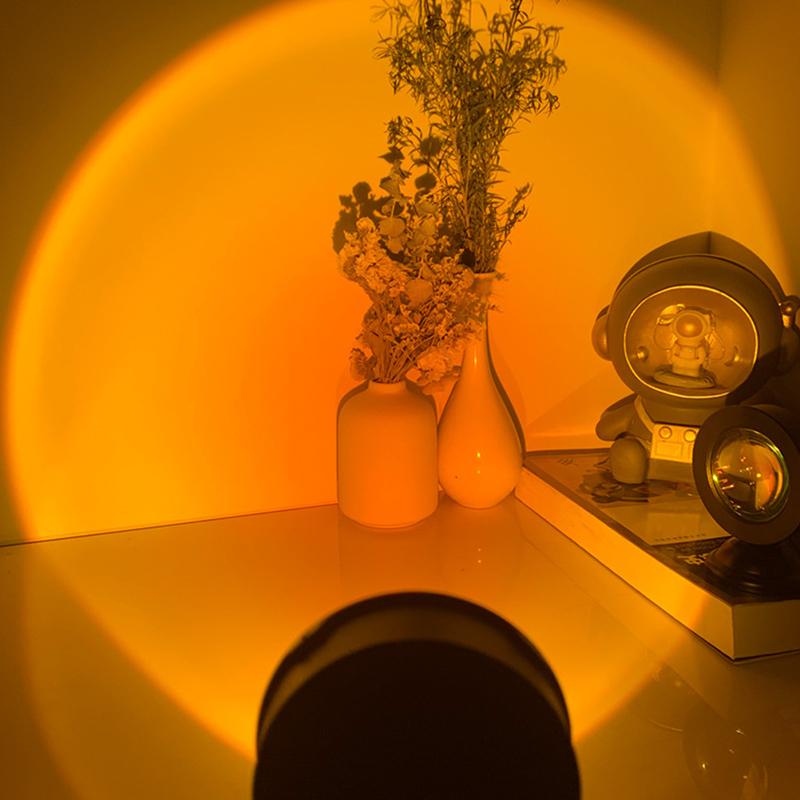 Led USB Sunset Lamp Projector  - đánh giá và giá Photography Lighting Mood