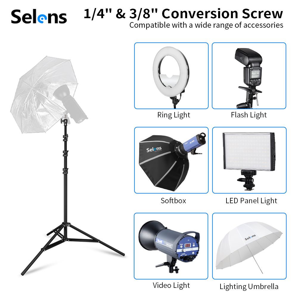 Selens 2.2~3.95m Air-Cushion L - đánh giá và giá Photography Lighting Softbox