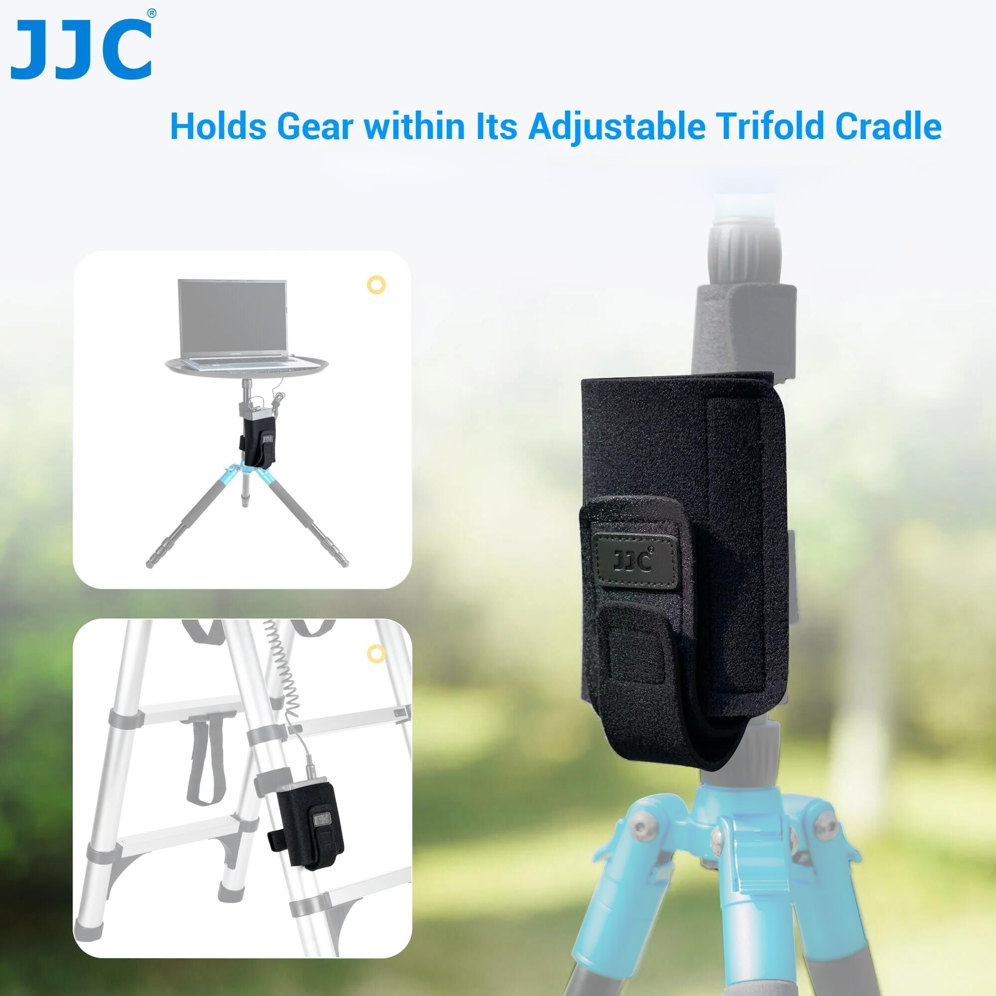 JJC Equipment Mounting Strap C - đánh giá và giá Photography Video Lighting Kit With Adjustable Tripod Stand
