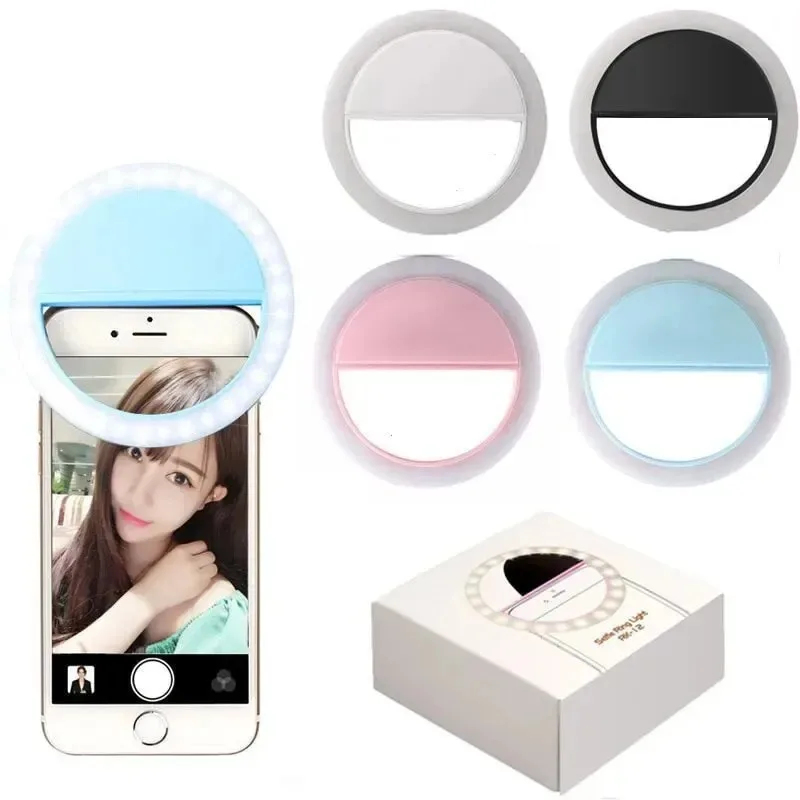 Clip-On LED Selfie Ring Light, - đánh giá và giá Photography Lighting Tool