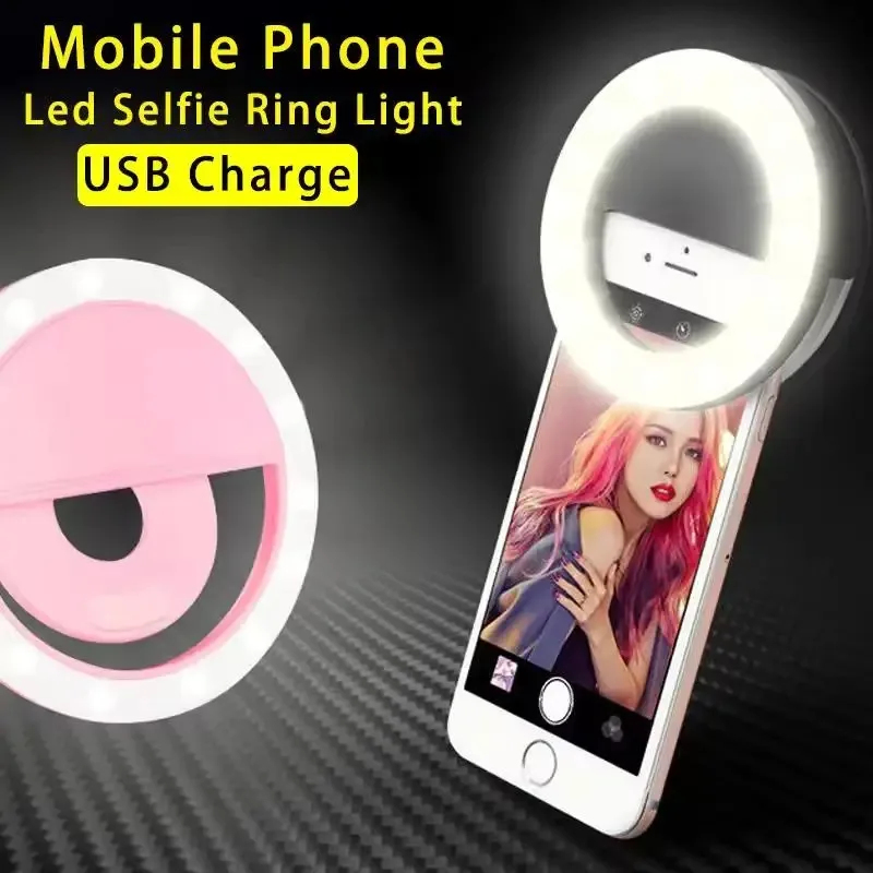 Clip-On LED Selfie Ring Light, - đánh giá và giá Photography Lighting Tool