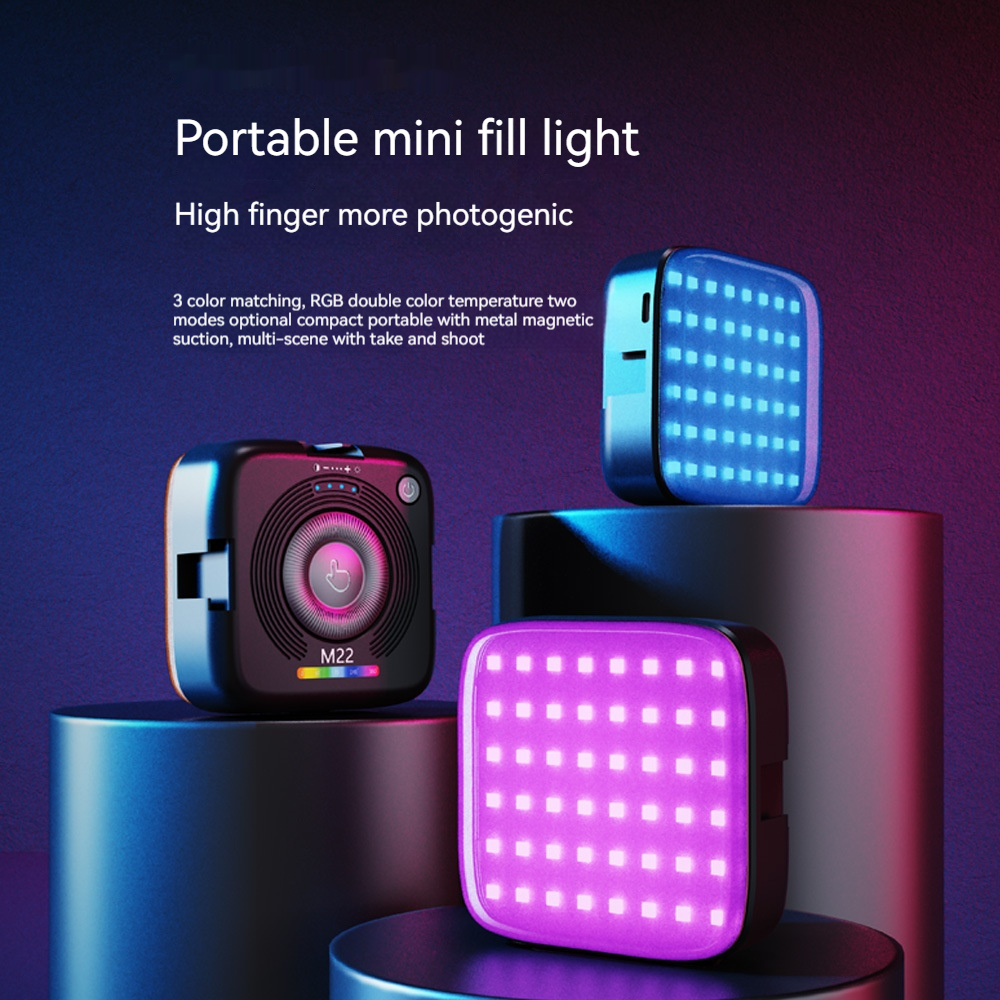 Mini Magnetic RGB Fill Light P - đánh giá và giá Photography Mobile Lighting