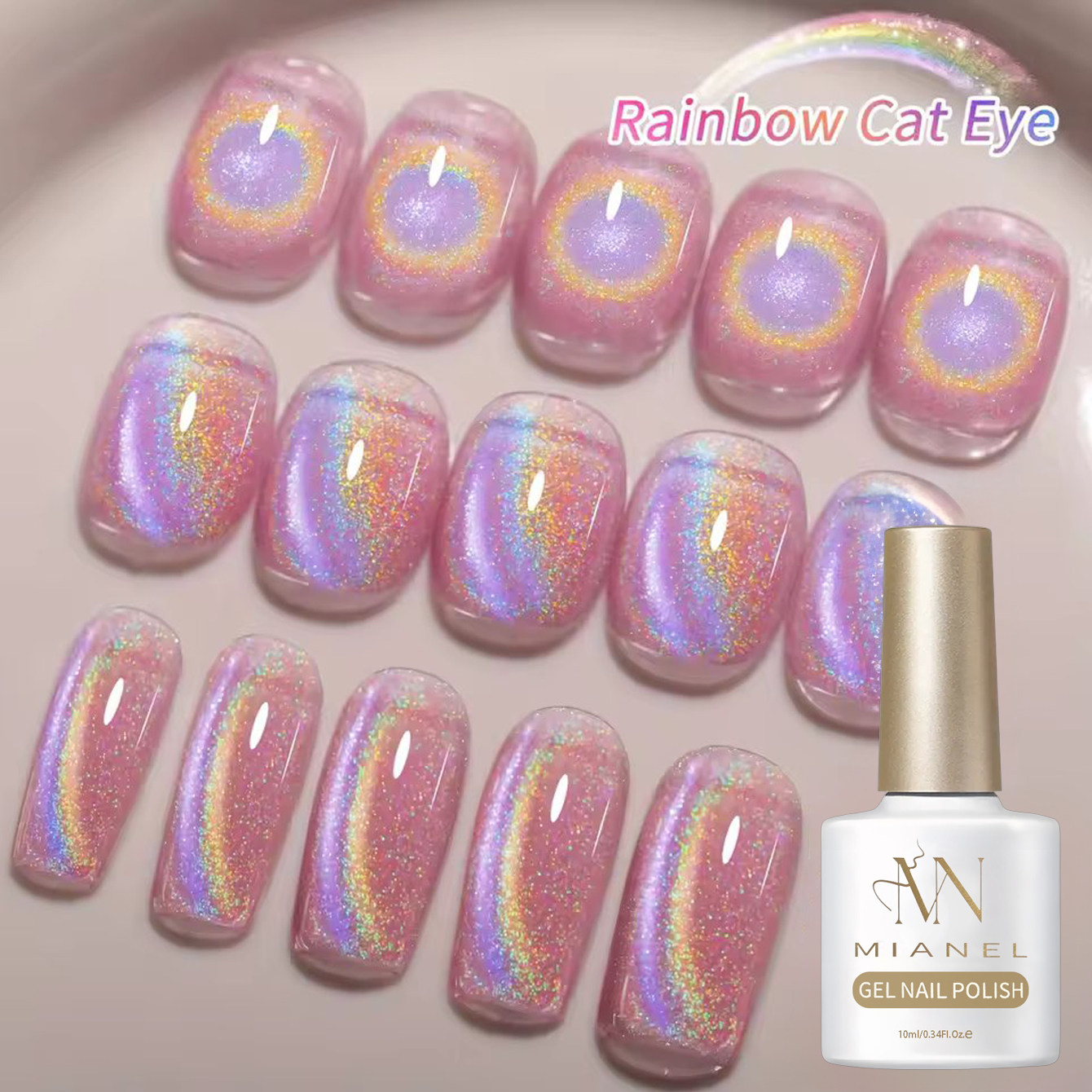 1-10pcs 10ml Pink Rainbow Cat  - đánh giá và giá Photography Lighting Gels