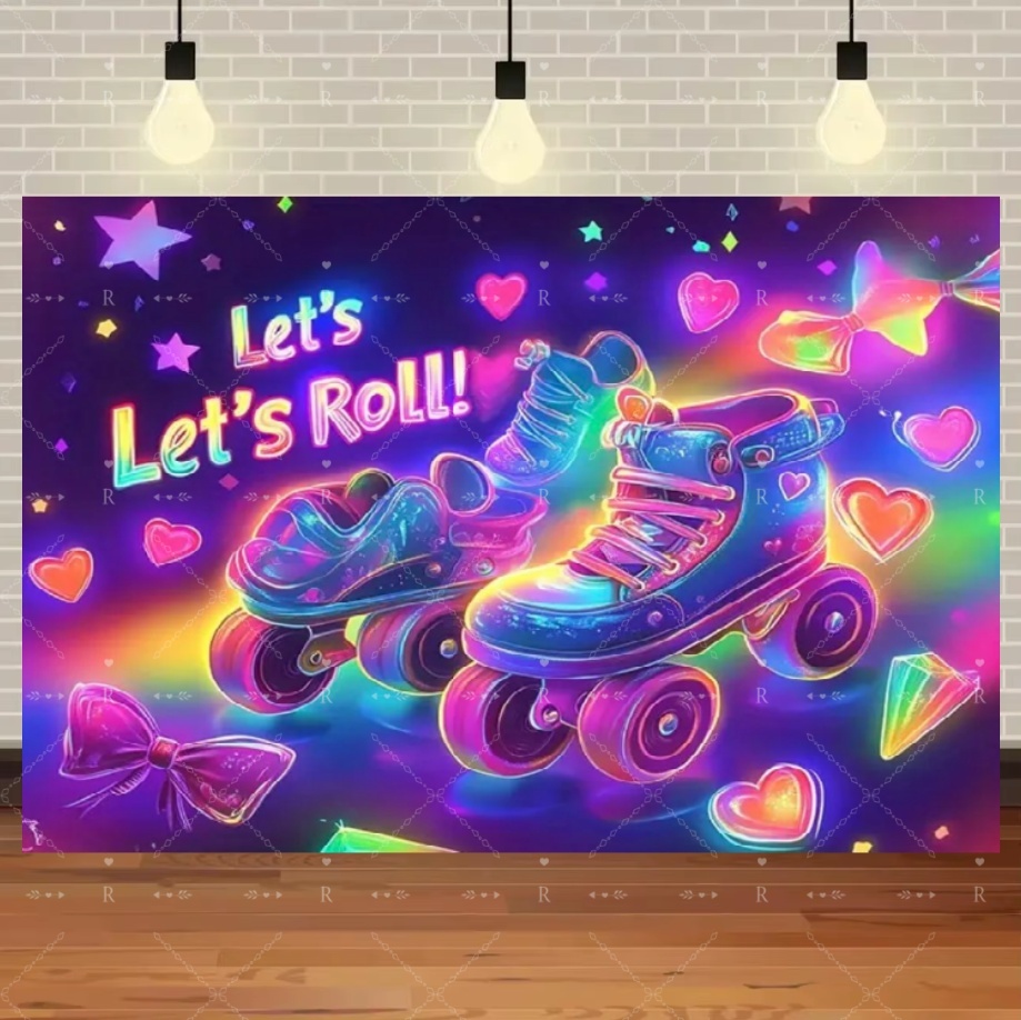 Roller Skating Shoes Theme Bir - đánh giá và giá Photography Lighting Backdrop