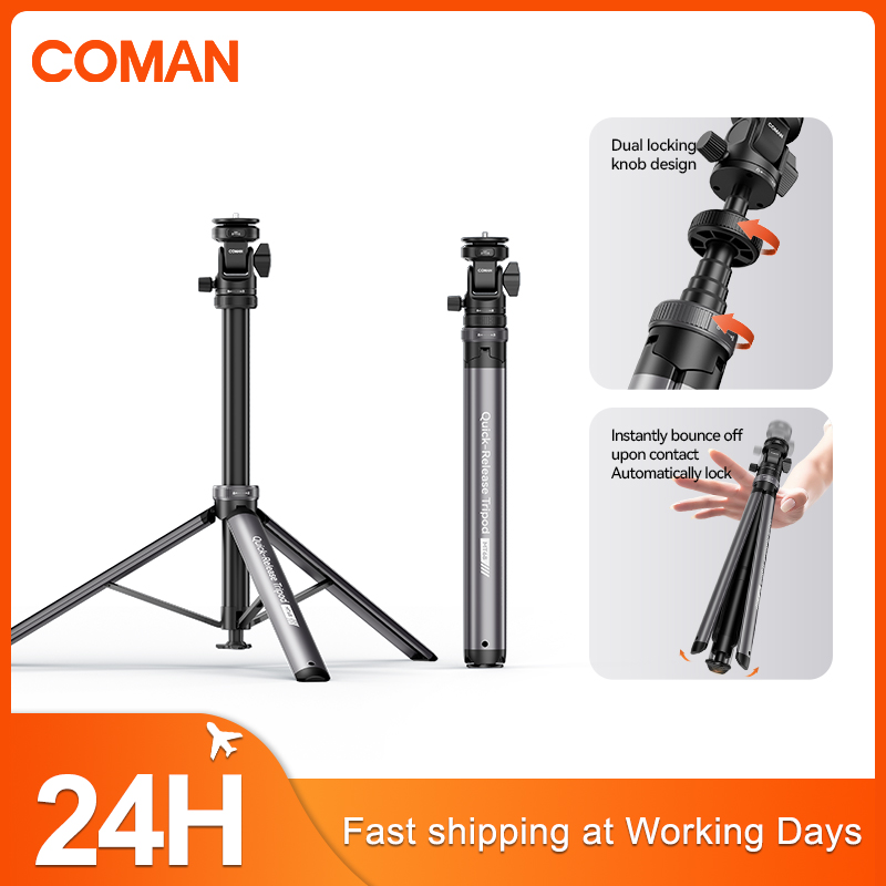 COMAN MT68 One Click Pop up Qu - đánh giá và giá Photography Video Lighting Kit With Adjustable Tripod Stand