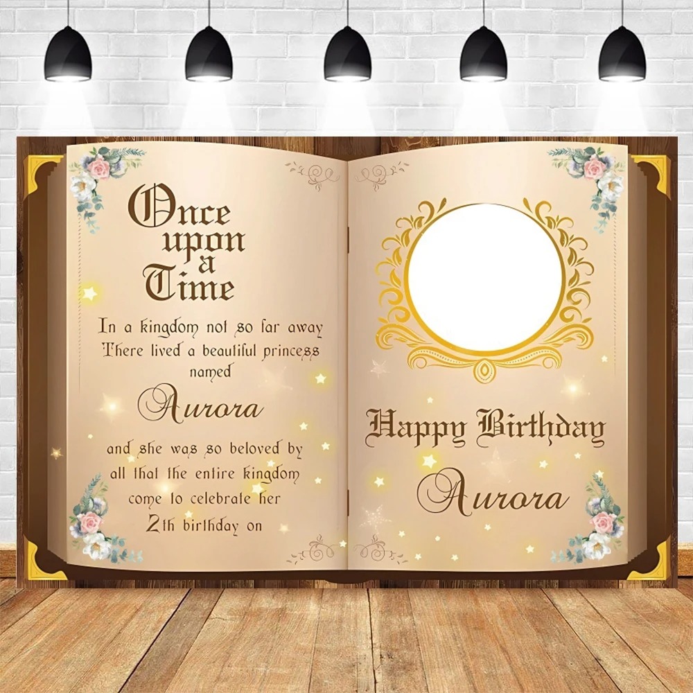 Fairy Tale Book Birthday Weddi - đánh giá và giá Photography Lighting Backdrop