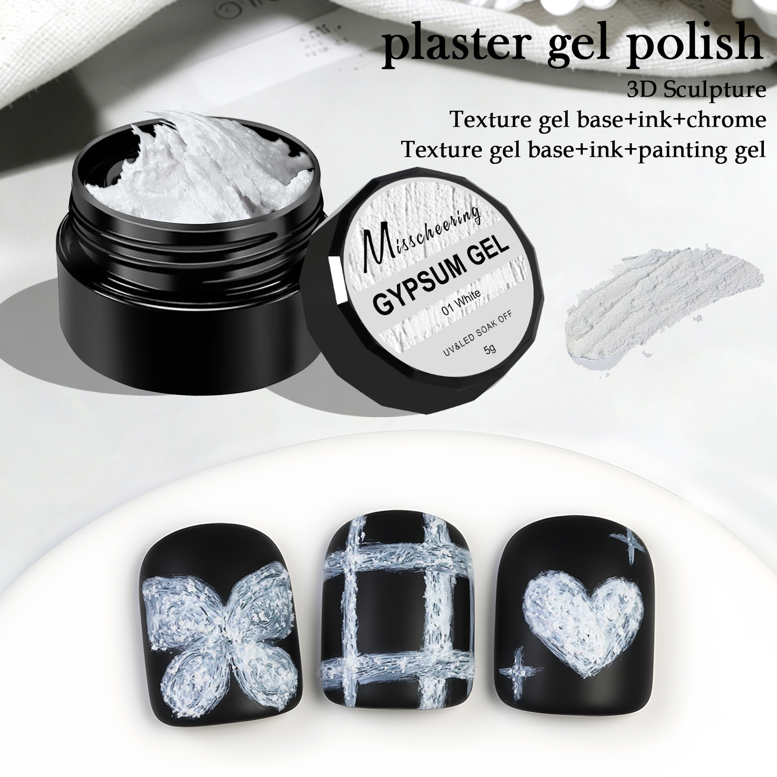 5g Solid Gypsum Painting Nail  - đánh giá và giá Photography Lighting Gels